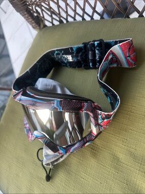 Spy Mirrored Lens Snow/Ski Goggles in Red, Blue & Black